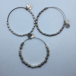 Alex and Ani beaded bracelets, set of 3